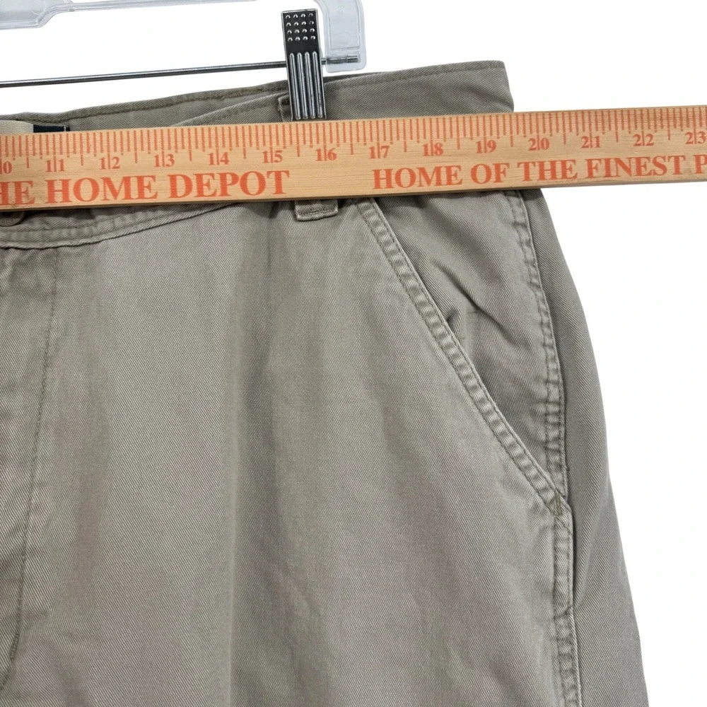 Wrangler Mens Khaki Tan Straight Leg Cargo Pant Cotton Workwear Utility Tactical